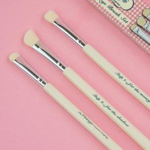 💋NIB VINTAGE COSMETIC Smokey Eye Makeup Brush Set